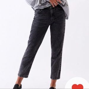 PacSun Black High Rise Mom Jeans